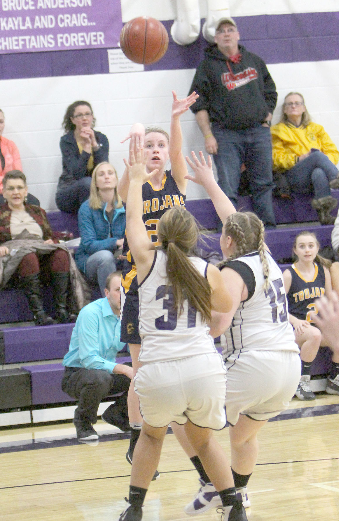 New Auburn at Lake Holcombe girls basketball 12-13-19